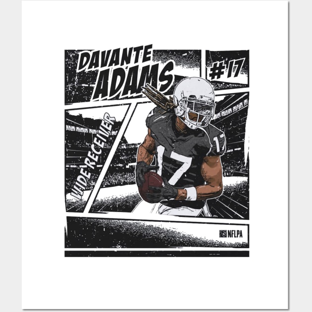 Davante Adams Las Vegas Comic Wall Art by Chunta_Design